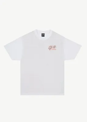 AFENDS Mens Dazed - Boxy Graphic T-Shirt - White