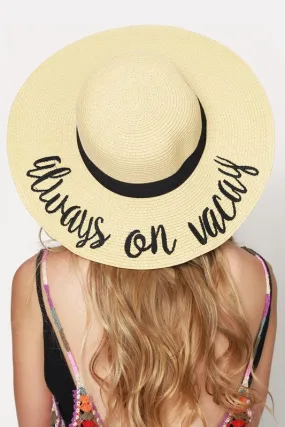 Always On Vacay Sun Hat