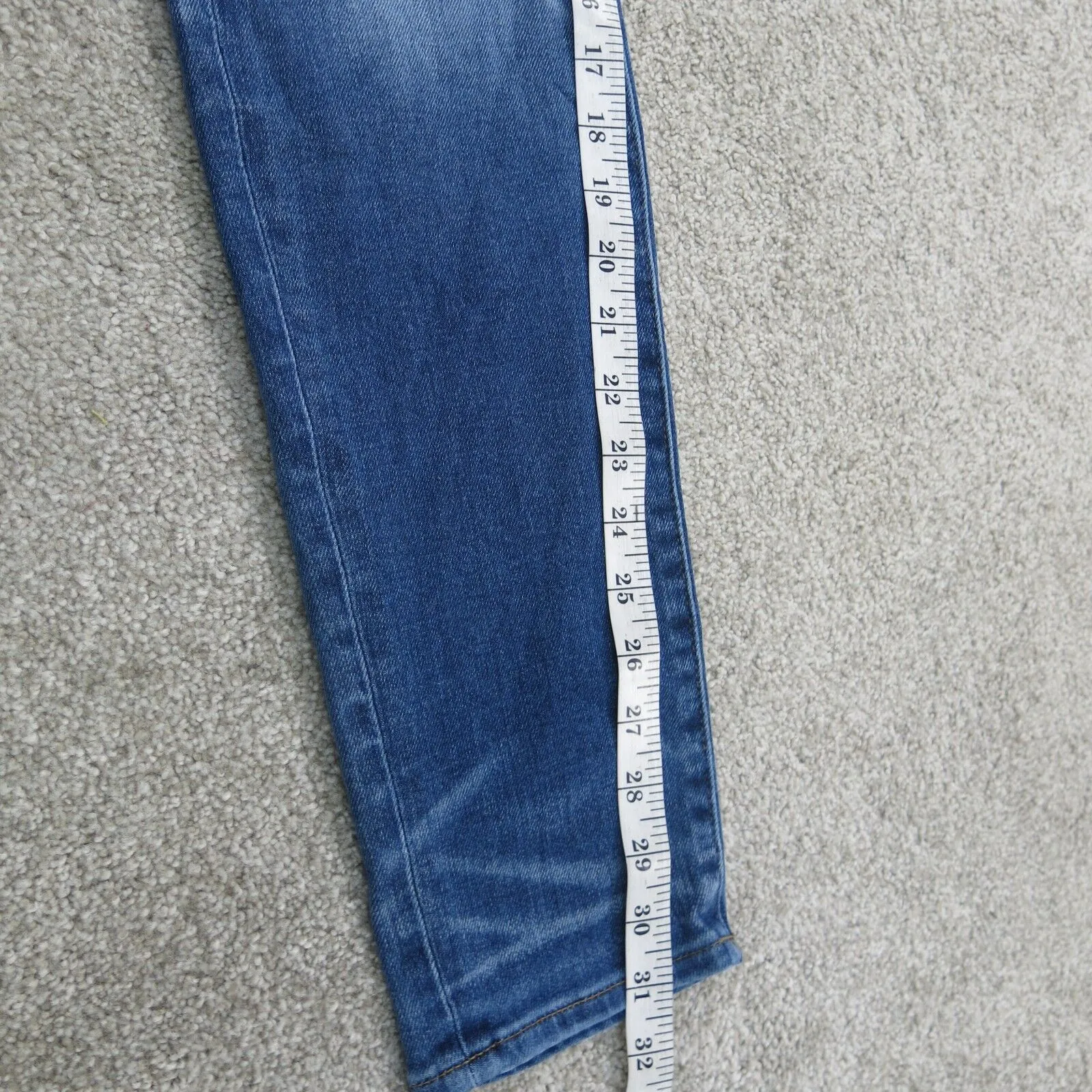 American Eagle Outfitters Jeans Women Skinny Leg Airflex Belt Loop Blue Size 29W