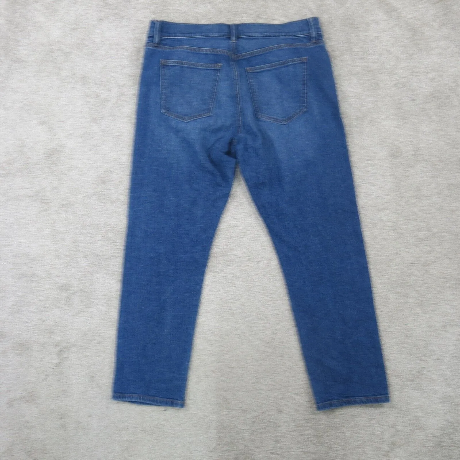 Ann Taylor Womens Jeans Straight Leg Denim Stretch Pockets Blue Size W34