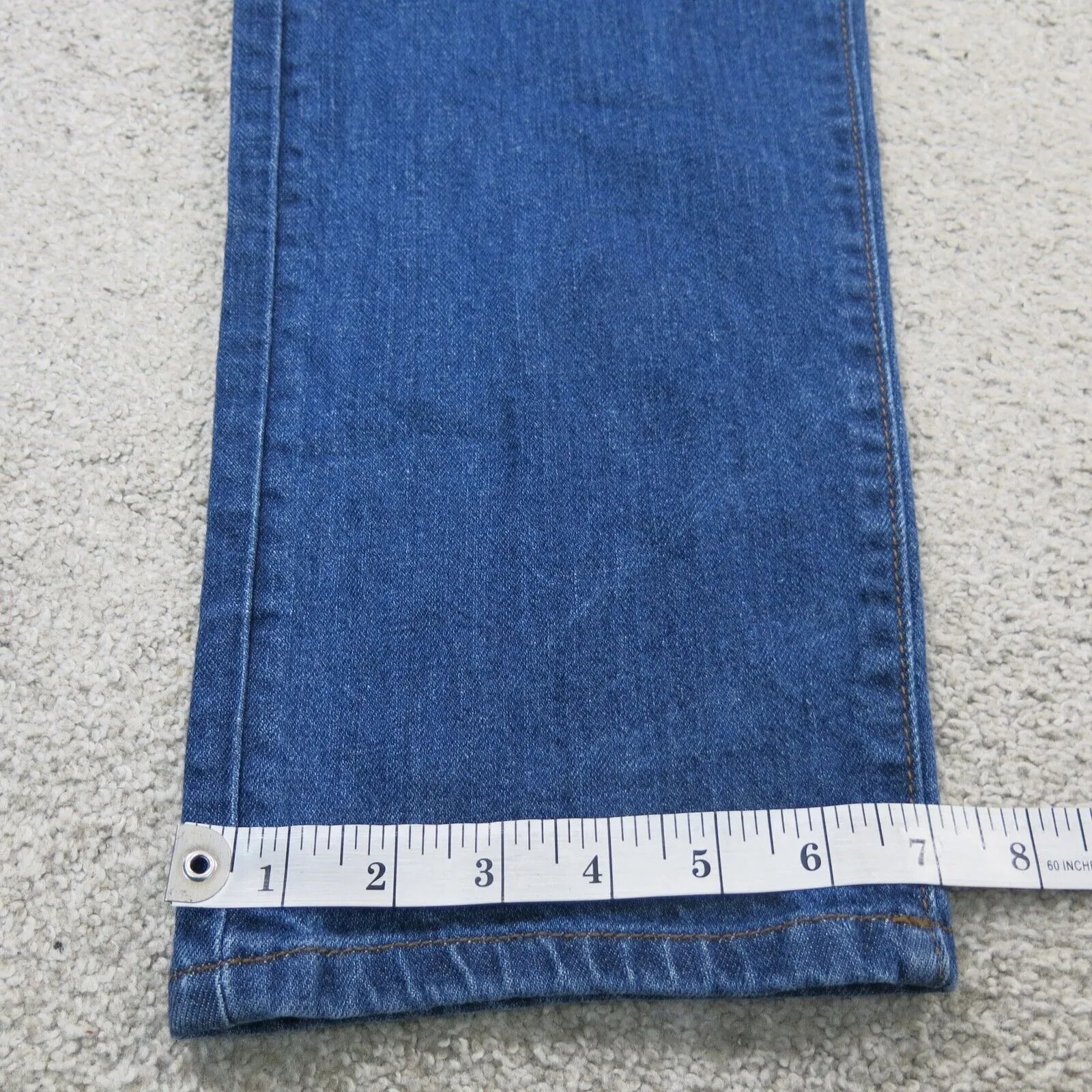 Ann Taylor Womens Jeans Straight Leg Denim Stretch Pockets Blue Size W34