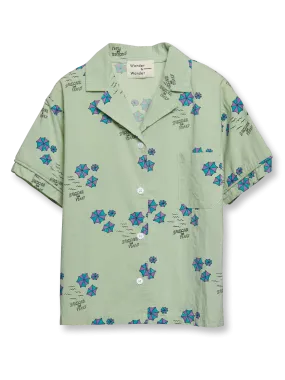 B23134-BOXY SHIRT-Mint Beach