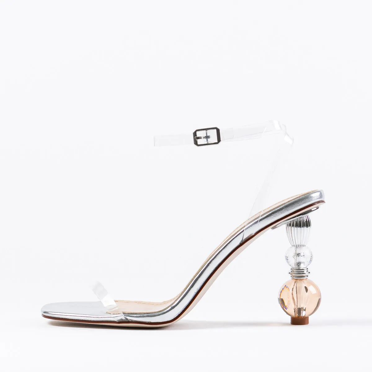 BEBO Glimmer Sandal in Silver