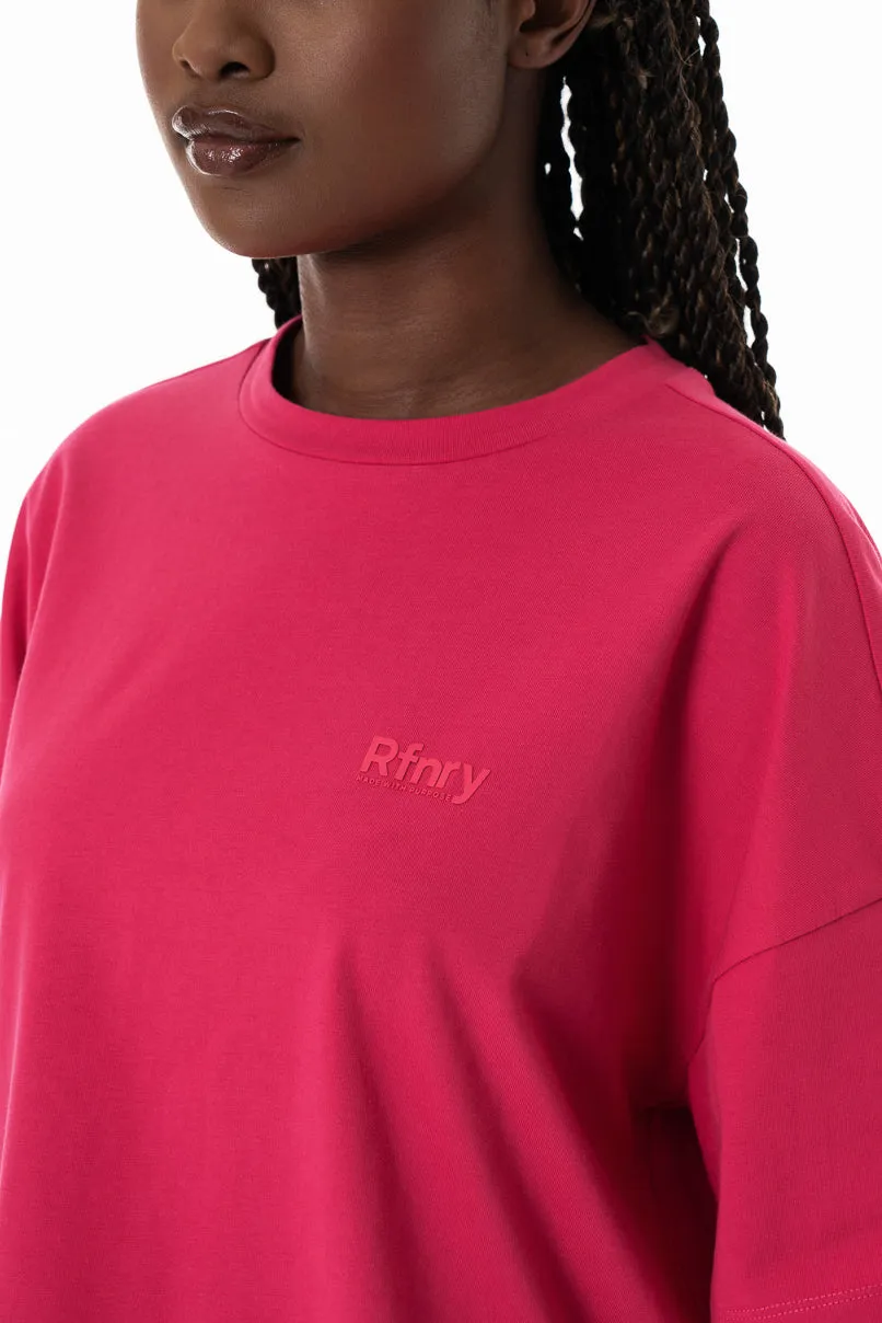 Boxy T-Shirt _ 154357 _ Pink