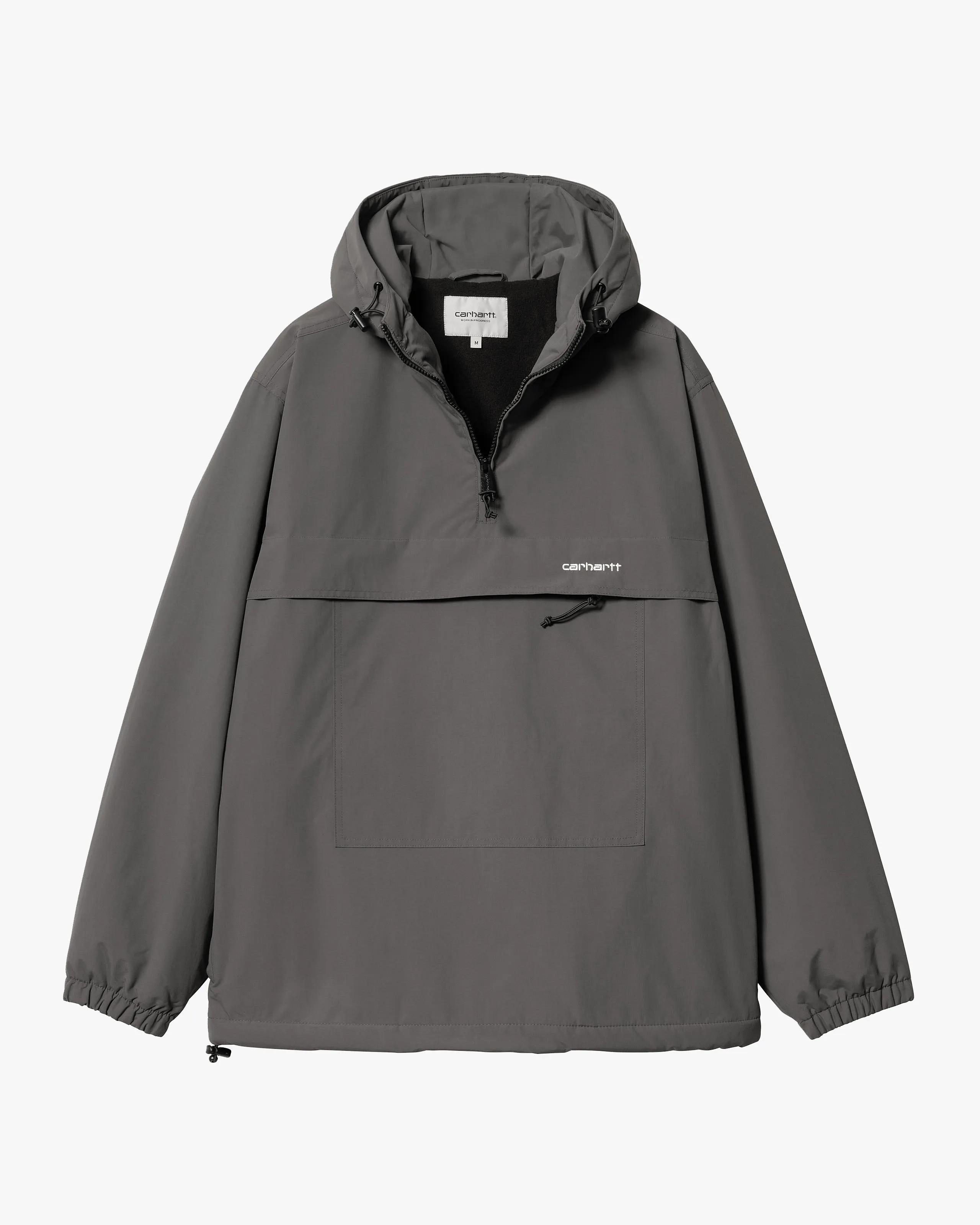 Carhartt WIP Windbreaker Pullover - Graphite / White