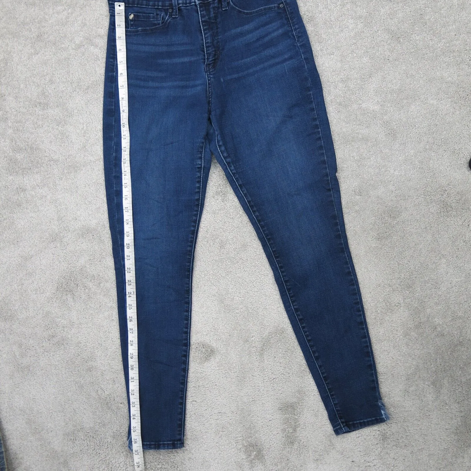 Denizen From Levis Womens Jeans Denim Super Skinny Stretch High Rise Blue SZ W31