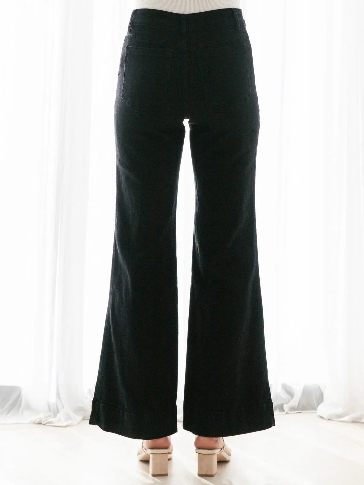 Ebony Flare Jeans - Black