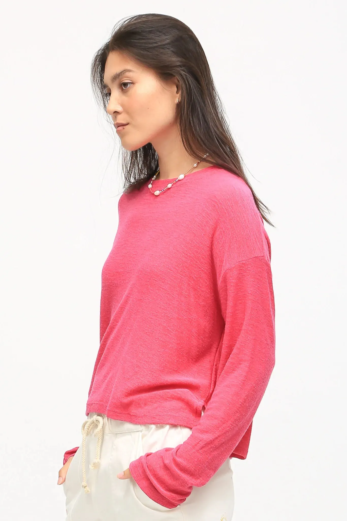 Electric & Rose Lane Slub Long Sleeve Tee