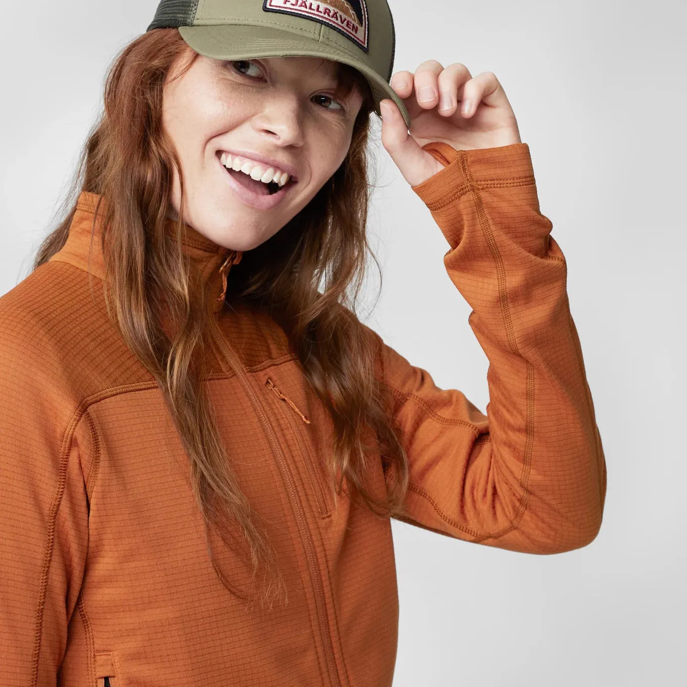 Fjallraven W Abisko Lite Fleece Jacket TERRACOTTA