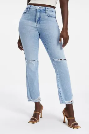 Good Curve Straight Leg Jeans Indigo