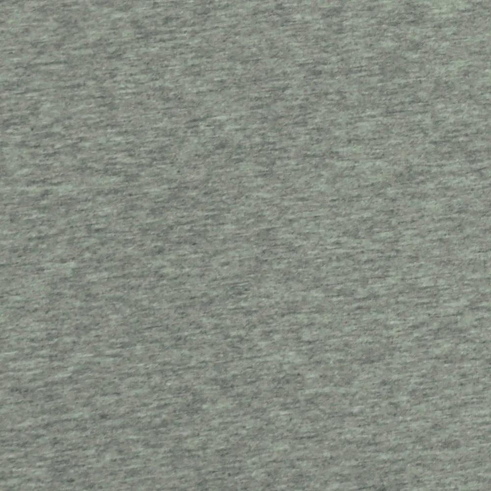 Heather Gray Stretch Cotton Jersey Knit Fabric