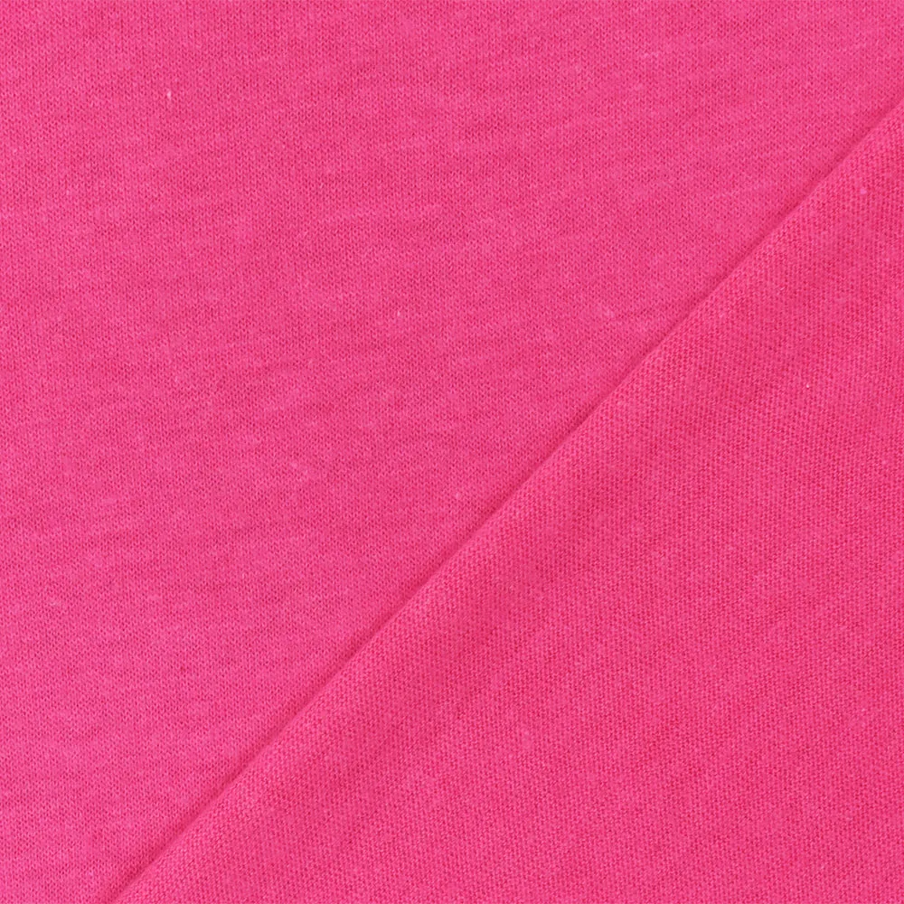 Heather Pink Organic Cotton Spandex Stretch Jersey Knit Fabric