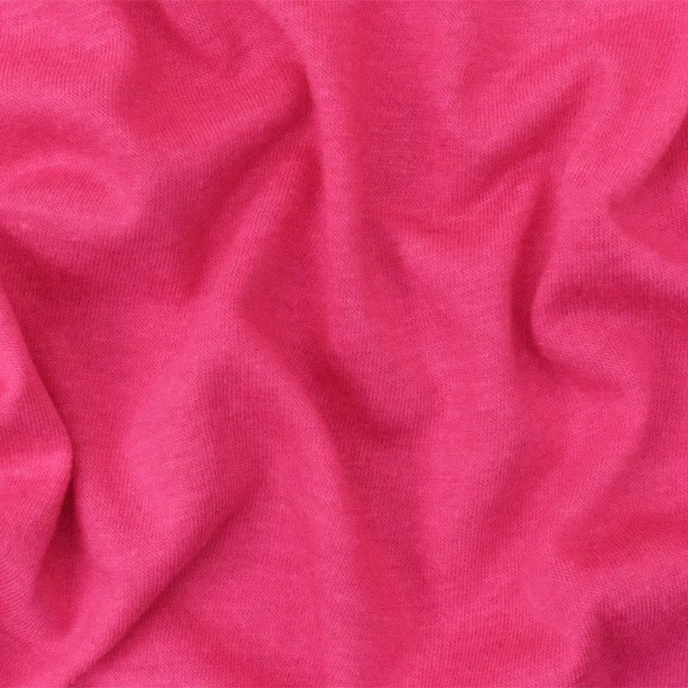 Heather Pink Organic Cotton Spandex Stretch Jersey Knit Fabric