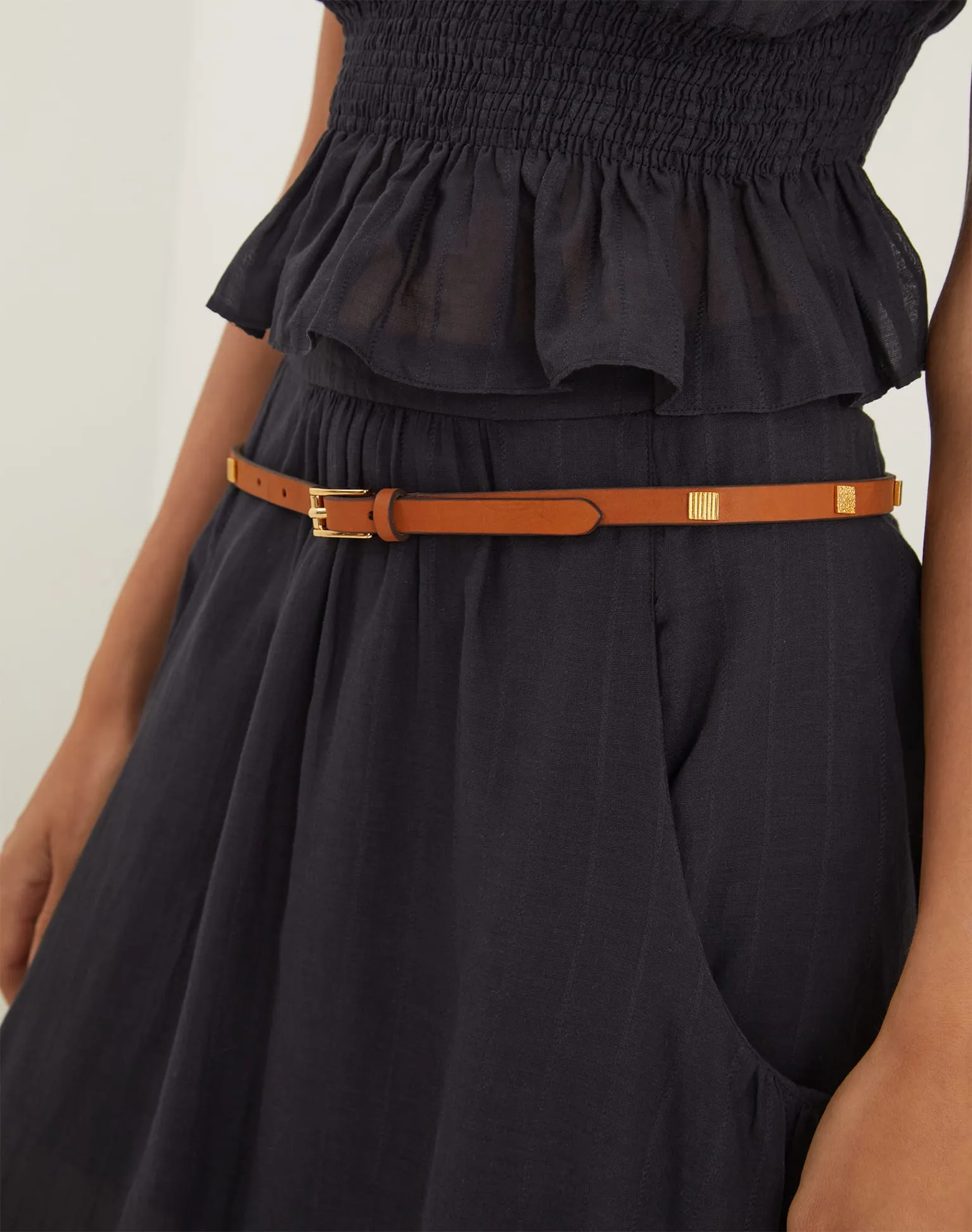 Jade Petit Belt - Caramel