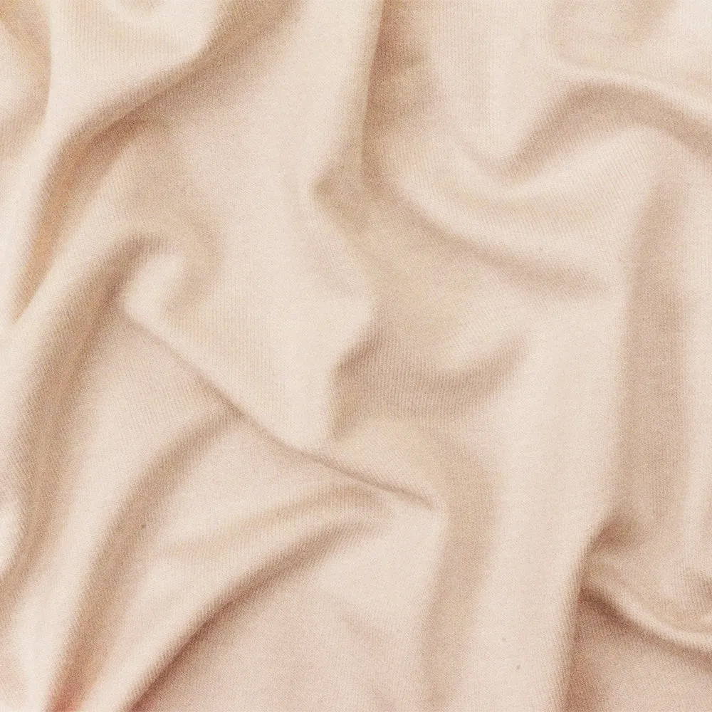 Light Beige Solid Stretch Super Modal Rayon Spandex Jersey Knit Fabric