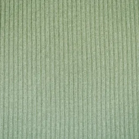 Light Green-White Cotton Rayon Stretch Spandex Brushed Back 2x2 Knit Fabric