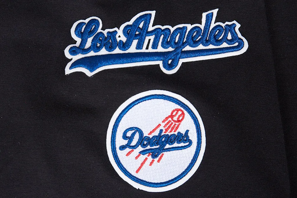 MLB LOS ANGELES DODGERS MASHUP WOMEN'S BOXY TOP (BLACK)