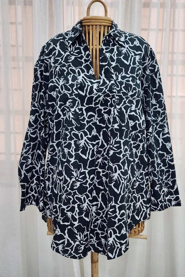 Oversized kala cotton tunic