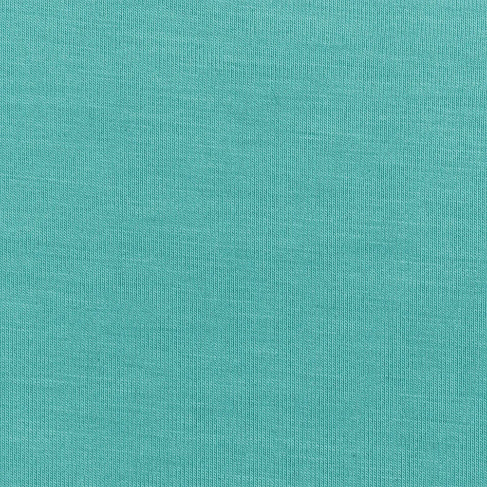 Pastel Teal Solid Stretch Spandex Rayon Modal Jersey Knit Fabric