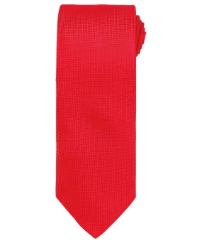 Red - Micro waffle tie