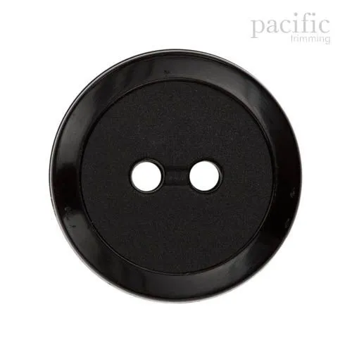 Round Rim 2 Hole Nylon Button 125074BA