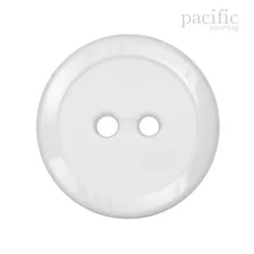 Round Rim 2 Hole Nylon Button 125074BA