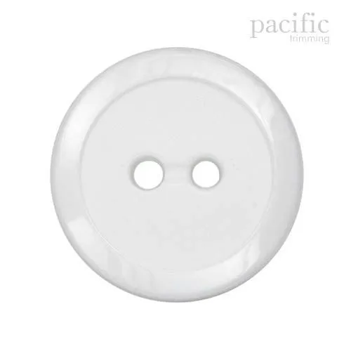 Round Rim 2 Hole Nylon Button 125074BA