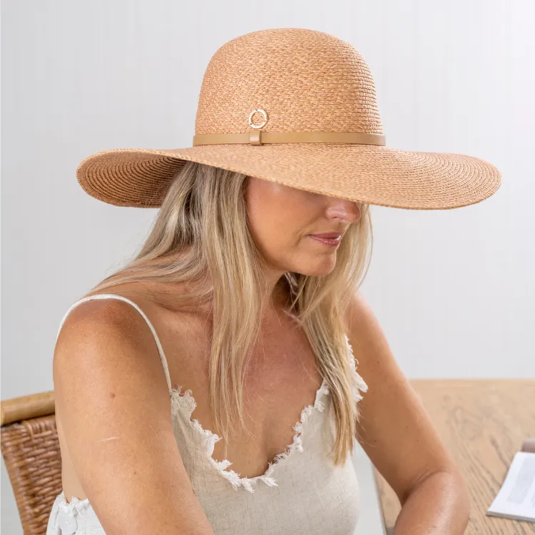 Sundaise Pandora Wide Brim - Dusty Pink