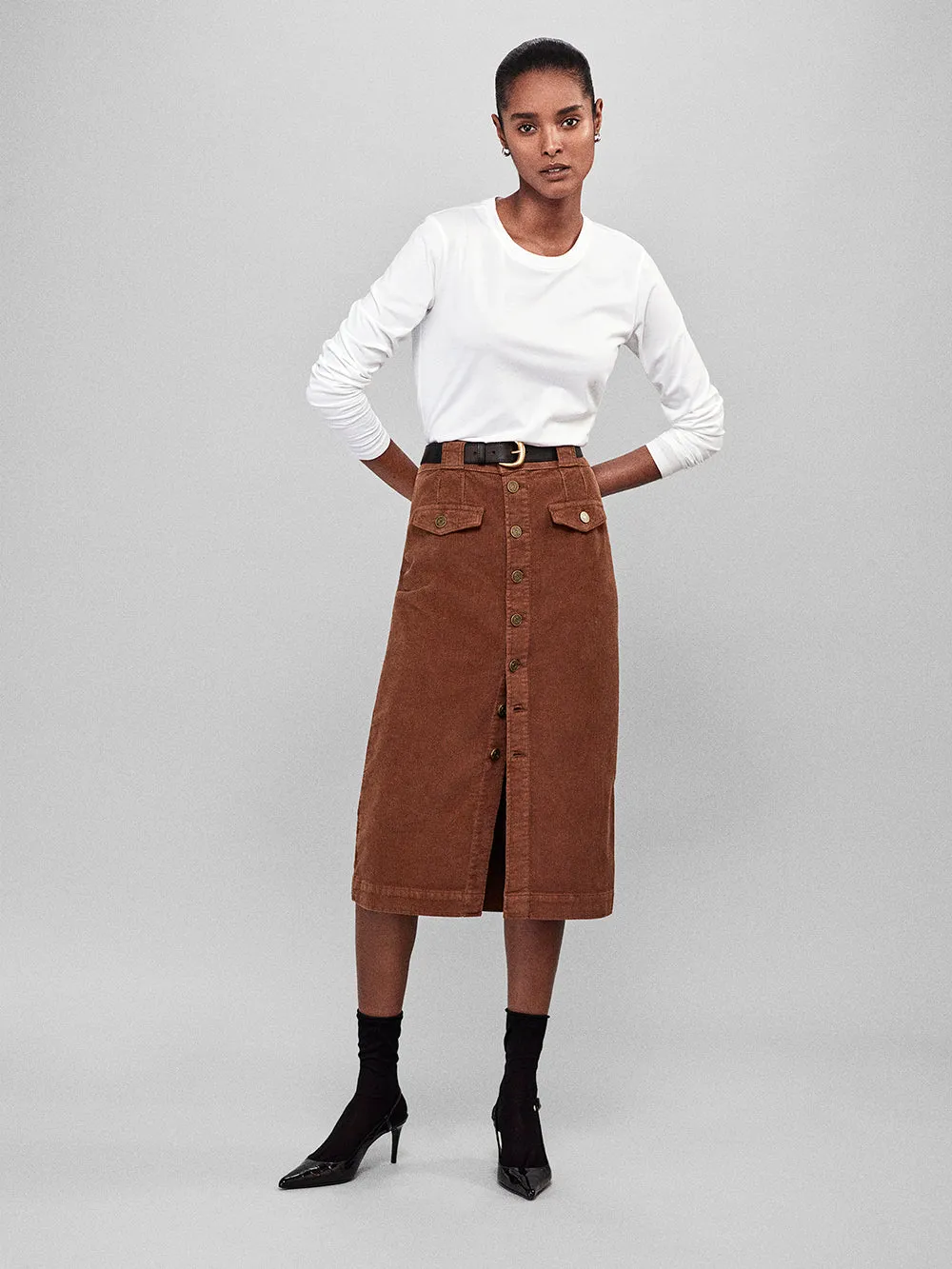 The Penelope Skirt -- Toast