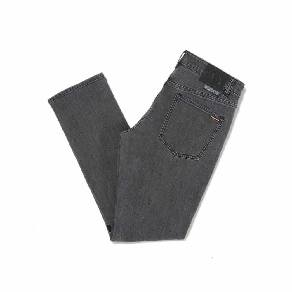 Volcom Solver Denim Jeans Neutral Grey